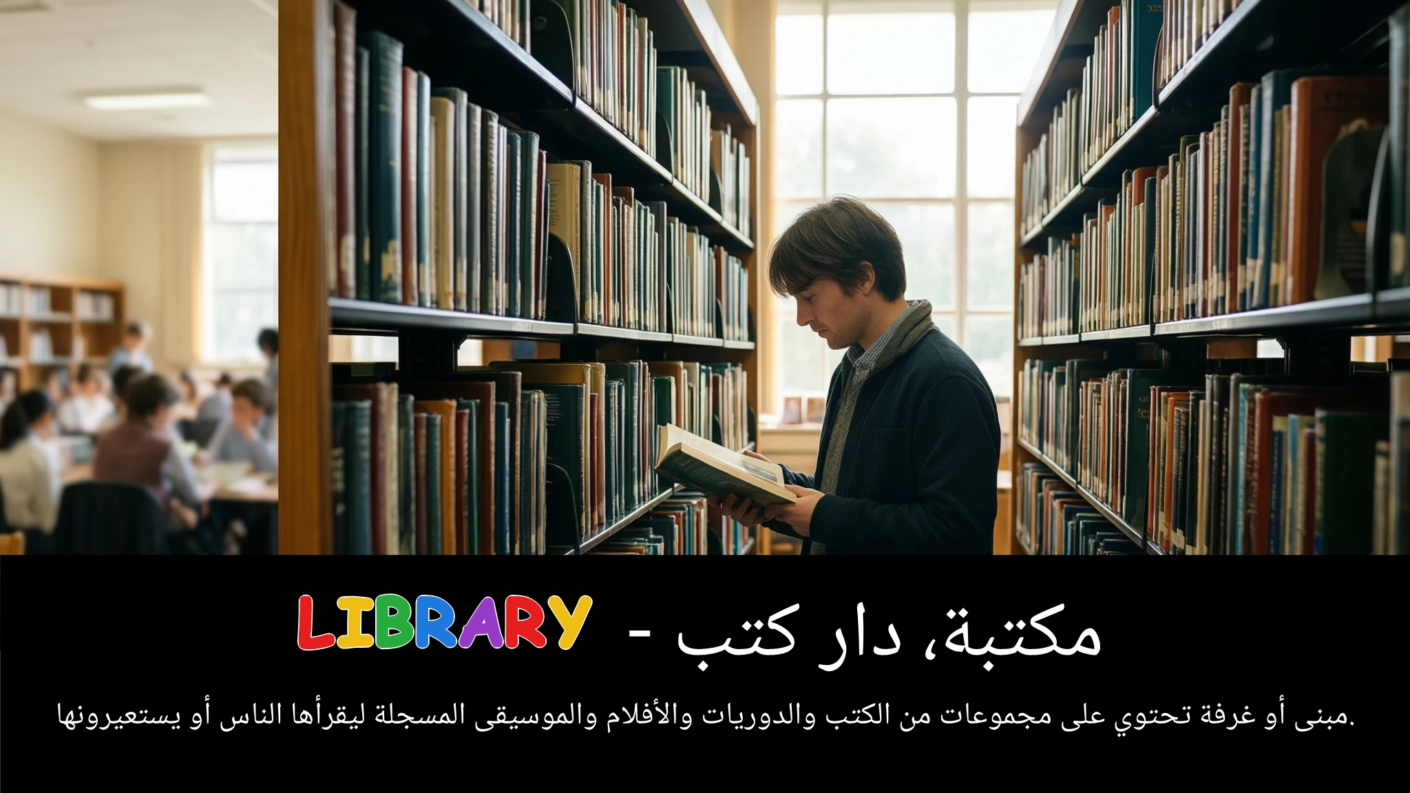 Arabic Illustration for library